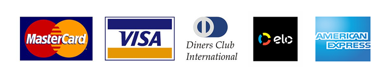 Formas de Pagamento Aceitas - Cartões de Crédito, PIX, Boleto